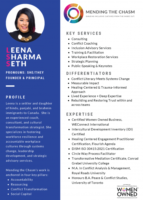 Leena Sharma Seth Capability Statement_Page_1